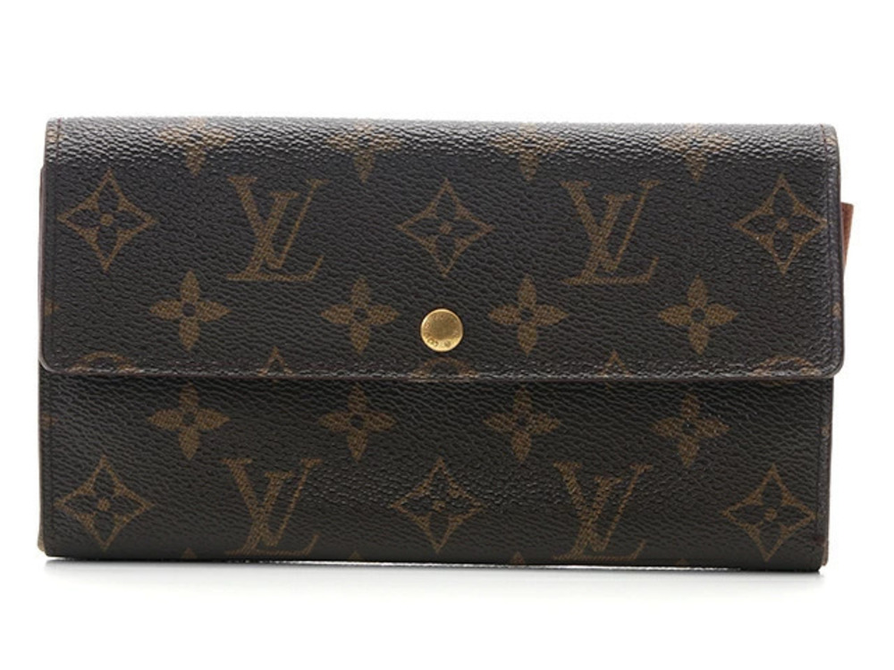 LOUIS VUITTON Pochette Portemonnaie Credit Long Wallet Monogram